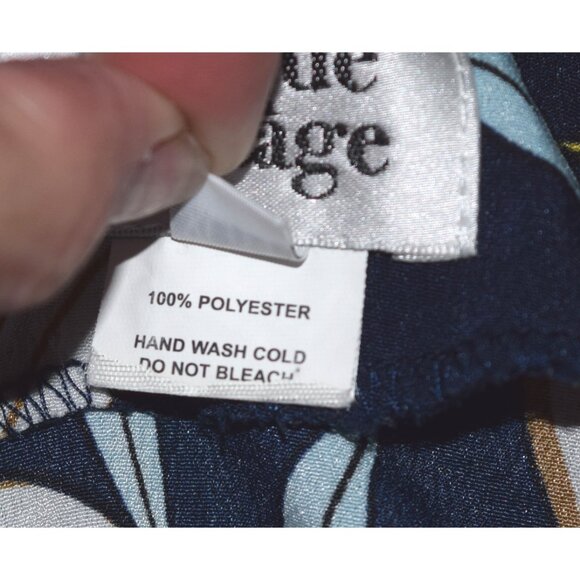 Unique Vintage Floral Swing Dress size XL (14) - Picture 10 of 11